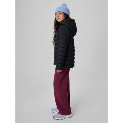5. Girls' jacket with synthetic filling 4F 4FJRAW26TDJAF1054-20S