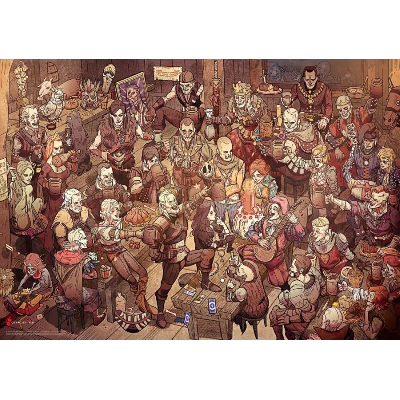 4. Good Loot: The Witcher - Birthday puzzle, 1000 pieces