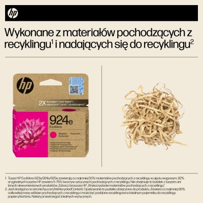 3. HP Original Magenta Ink 924e EvoMore