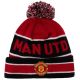 New Era Core Cuff Beanie Manchester United FC Hat 12122732 Red One Size