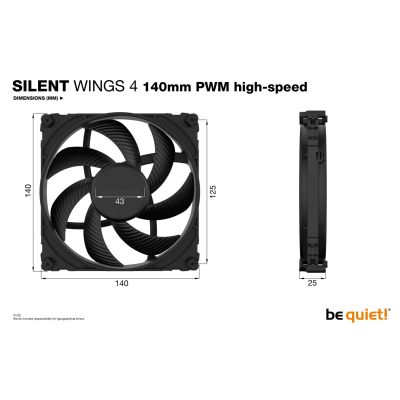 5. BE QUIET FAN! SILENT WINGS 4 140mm PWM HS