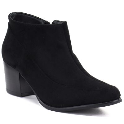Women’s short heeled ankle boots, black, M.Daszyński MR2624-2
