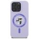 3. Karl Lagerfeld Silicone Karl&Choupette Heads Ring MagSafe Case for iPhone 16 Pro - Purple