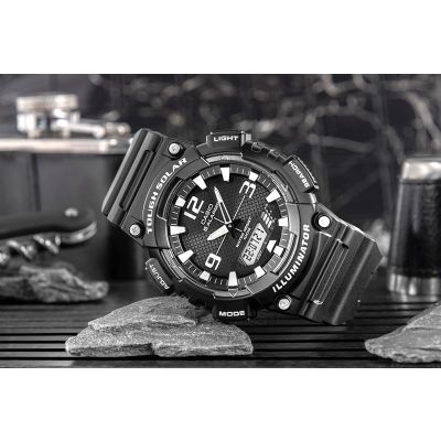 6. Men's Watch CASIO SOLAR AQ-S810W-1AVEF + BOX