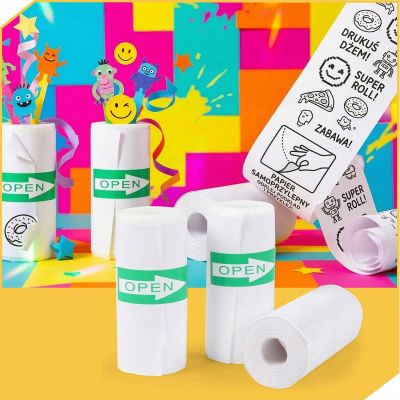 2. HURC-S10 Rolls for Thermal Printer with Camera HURC10/ Wozinsky WDT-01/WDT-02/WDT-03/WDT-04/WDT-05 - White (5 pcs.)