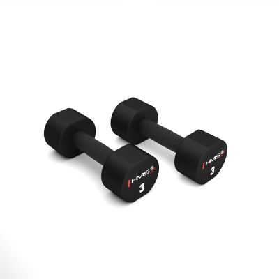 6. HPT03 2 x 3 KG POLYURETHANE TPU HMS Dumbbells