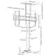 7. LCD TV mount (motorized) - Plastic, Aluminum, Steel - Screen size: 94-165.1 cm (37"-65")
