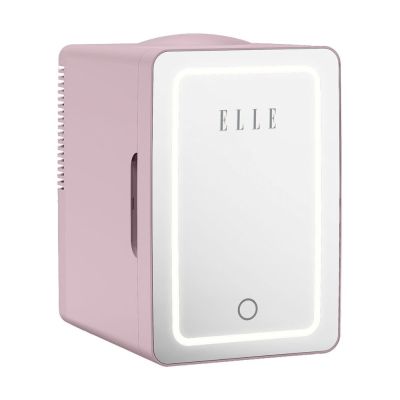 3. Mini fridge with LED makeup mirror ELLE Home ESDAF01PUEU 6L purple