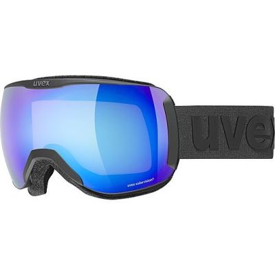 2. Uvex Downhill 2100 CV Winter Sports Goggles Black Unisex Multicolor Spherical Lens