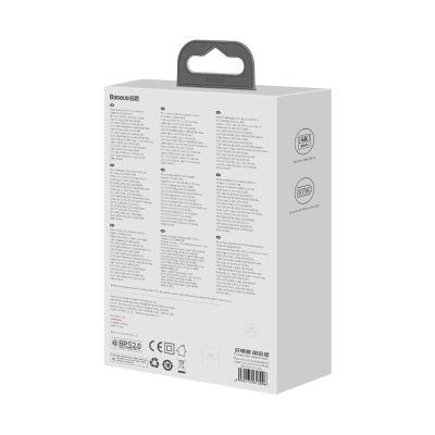 8. Baseus fast charger GaN5 Pro HUB HDMI 2 x USB-C / USB-A / HDMI 4K 30Hz 1.5m black + USB-C cable - USB-C 100W 40Gb/s (USB4) 1m (CCGP110201)