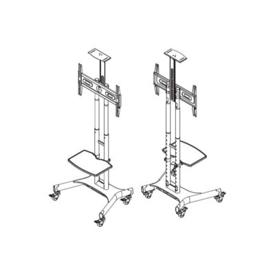 12. Multibrackets 2319 TV mount 152.4 cm (60") Black