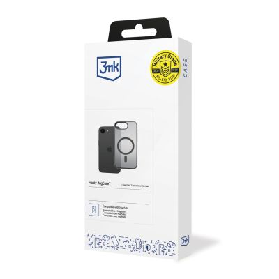 3. 3mk Frosty MagCase for iPhone 16E - Black