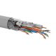 Q-LANTEC Multimedia Multicable 2 x U/UTP cat.6 + 2 x RG6 1.13 + 2 x FO G657A1, LSOH Dca, gray 500m