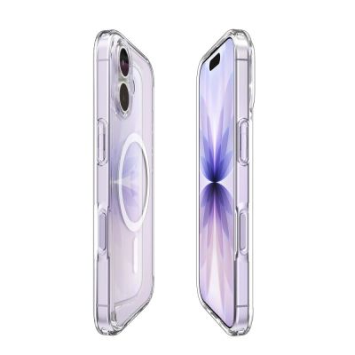 6. Spigen Ultra Hybrid MagSafe Case for iPhone 17 - Clear and White