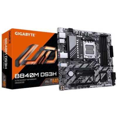 5. Gigabyte B840M DS3H motherboard (B840, AM5, mATX, DDR5)