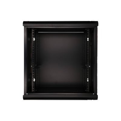 3. Extralink 12U 600x450 Black Wall-Mounted Rack Cabinet
