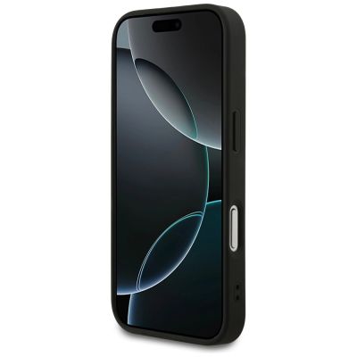 5. Guess Saffiano Classic Logo MagSafe Case for iPhone 17 Pro - Black