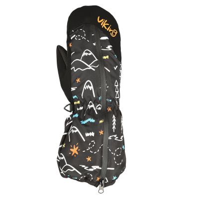 2. Viking Snoppy Kids winter gloves, Aqua Thermo Tex membrane, ski, black (125/23/2288/09)