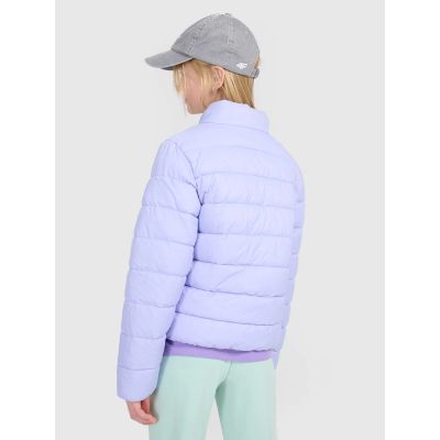 5. Girls' down jacket with synthetic filling 4F 4FJWSS25TDJAF515-52S