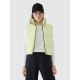 6. Cropped down vest with synthetic filling for women 4F 4FWSS25TVJAF182-45S