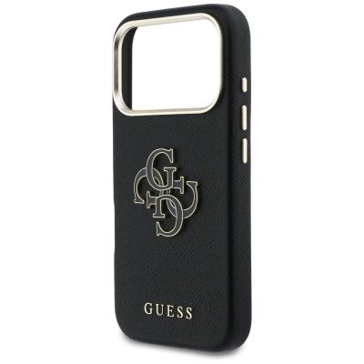 6. Guess FW Resin Logo Case for iPhone 17 Pro - Black