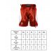 10. MASTERS SBOX-MFE boxing shorts red XS