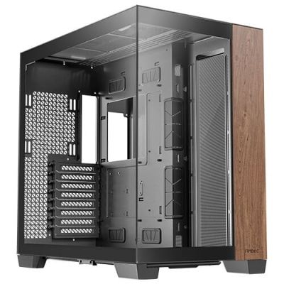 Antec C8 Wood Full Tower Computer Case Black, Wood