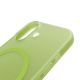 10. Puro Daylight Magsafe Compatible Silicone Case for iPhone 17 - Translucent Green