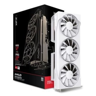 5. graphics card XFX Swift RX 9070 White 3-FAN GAM E 16G