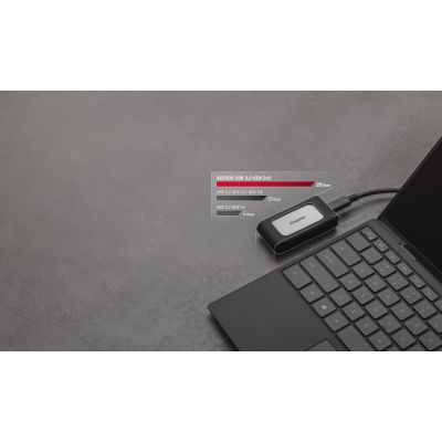 12. Kingston XS2000 External SSD Drive (1TB; USB 3.2; Silver; SXS2000/1000G)