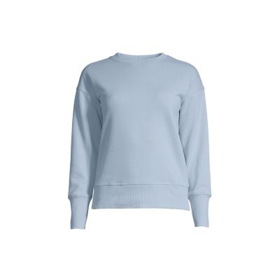 CASALL Natural Dye Terry Crew Neck sweatshirt blue