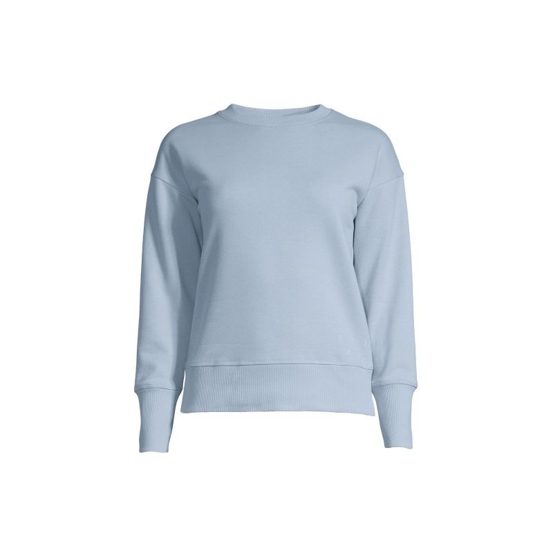 CASALL Natural Dye Terry Crew Neck sweatshirt blue
