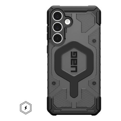 2. UAG Pathfinder Clear Magnet - protective case for Samsung Galaxy S25 FE with built-in magnetic module (ash/black)