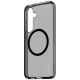 3. CARE by PanzerGlass Flagship Urban Combat Black QI Case for Samsung Galaxy S25 - Semi-transparent Smoke