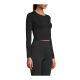 8. CASALL Crop Long Sleeve T-shirt black