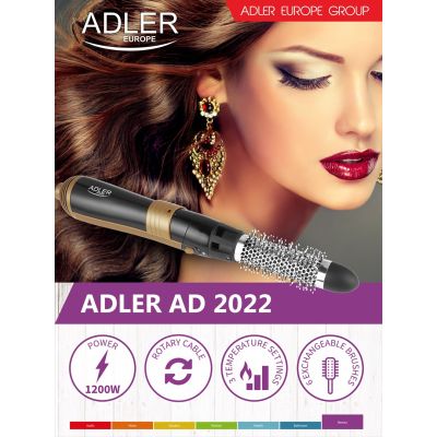 7. Adler AD 2022 hair curler (1000W; black)