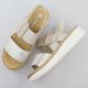 3. Women's beige wedge sandals Rieker 69260-60