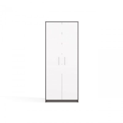6. CLOSED SHELVING OLIV 2D ANTHRACITE/WHITE SET