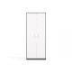 6. CLOSED SHELVING OLIV 2D ANTHRACITE/WHITE SET
