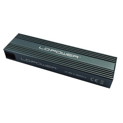 2. LC-Power LC-M2-C-MULTI-3 Hard Drive Enclosure SSD Case Anthracite M.2