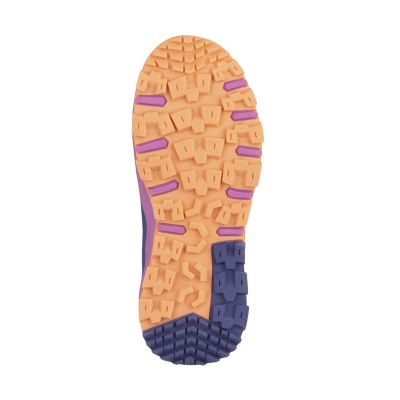4. Waterproof Children’s Hiking Shoes for Boys/Girls Trollkids Kids Tronfjell Hiker Low violet blue/mallow pink/papaya (475-111)