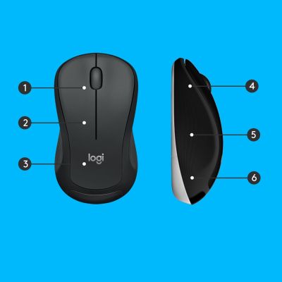 8. Logitech MK540 920-008685 membrane keyboard + mouse set (USB; black; optical; 1000 DPI)