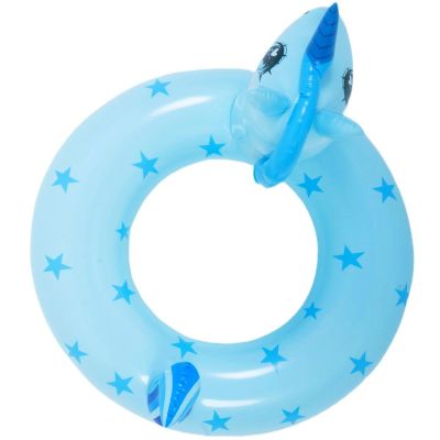 2. INFLATABLE RING 70x70CM UNICORN BLUE 35657
