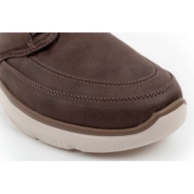 5. Skechers Men’s Summits Siegul Slip-ins Insulated Brown Shoes