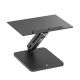 8. MACLEAN DESK STAND FOR MONITOR OR LAPTOP, GAS SPRING, FOR SITTING AND STANDING WORK, BLACK MC-493