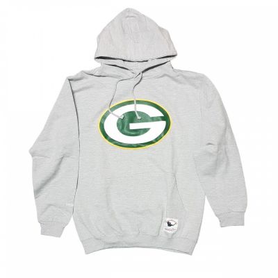 2. Mitchell & Ness Team Logo Hoody Green Bay Pacers M HDSSINTL1052-GBPGREY