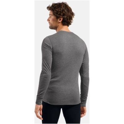 Odlo BL TOP crew neck s/s ACTIVE WARM long sleeve thermal underwear size M Dark Gray