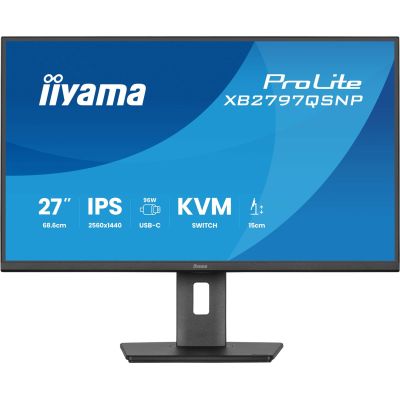 25. iiyama ProLite XB2797QSNP-B1 computer monitor 68.6 cm (27") 2560 x 1440 px Quad HD LED Black