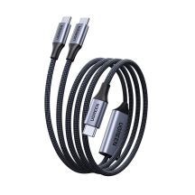 Ugreen 2in1 USB-C Cable - 2xUSB-C PD 140W 2m - Black