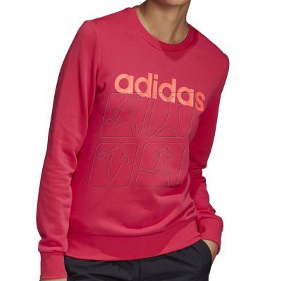 3. Adidas Essentials Linear Crewneck Sweatshirt W GD2955
